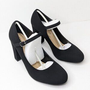 City Classified Nola Mary Jane Pumps, Black, Women's 7.5